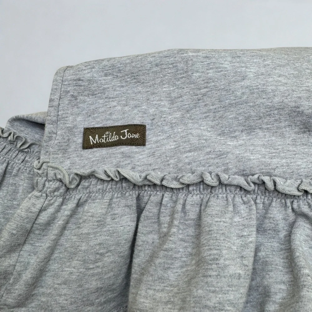 Matilda Jane heather grey perfectly paired girls lap dress - Picture 3 of 3